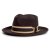 Hüte - Gårda Belluno Crushable Wool felt Fedora (braun)