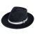 Hüte - Gårda Belluno Crushable Wool felt Fedora (schwarz)