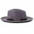 Hüte - Gårda Braga Wool felt Fedora (grau)