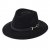 Hüte - Gårda Braga Wool felt Fedora (schwarz)