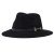 Hüte - Gårda Braga Wool felt Fedora (schwarz)
