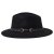 Hüte - Gårda Braga Wool felt Fedora (schwarz)
