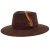 Hüte - Gårda Everett Fedora (braun)