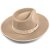 Hüte - Gårda Mapleton Wide brimmed Fedora (beige)
