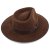 Hüte - Gårda Mapleton Wide brimmed Fedora (braun)