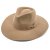 Hüte - Gårda Marcola Wide brimmed Fedora (beige)