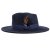 Hüte - Gårda Molinella Crushable Wool felt Fedora (blau)