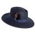 Hüte - Gårda Molinella Crushable Wool felt Fedora (blau)