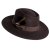 Hüte - Gårda Molinella Crushable Wool felt Fedora (braun)
