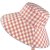 Hüte - Gårda Poppy Checkered sun hat (rosa)