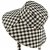 Hüte - Gårda Poppy Checkered sun hat (schwarz)