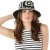 Strohhut - Gårda Rhodes Bucket hat (schwarz)