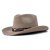 Hüte - Gårda Santaquin Crushable Wool felt Western hat (taupe)