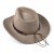 Hüte - Gårda Santaquin Crushable Wool felt Western hat (taupe)