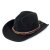 Hüte - Gårda Toquerville Crushable Wool felt Western hat (schwarz)