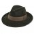 Hüte - Gårda Volterra Fedora Wool Hat (militärgrün/beige)