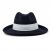 Hüte - Gårda Volterra Fedora Wool Hat (marineblau/cremeweiß)