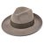 Hüte - Gårda Volterra Fedora Wool Hat (taupe/militärgrün)