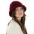 Hüte - Gårda Atri Angora Cloche (bordeaux)