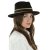 Hüte - Gårda Belluno Crushable Wool felt Fedora (braun)