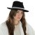 Hüte - Gårda Belluno Crushable Wool felt Fedora (schwarz)