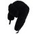 Fliegermützen - Gårda Lycksele Trapper hat (schwarz)