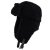 Fliegermützen - Gårda Lycksele Trapper hat (schwarz)