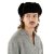 Fliegermützen - Gårda Lycksele Trapper hat (schwarz)