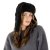 Fliegermützen - Gårda Lycksele Trapper hat (schwarz)