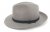 Hüte - Gårda Tropea Fedora Wool Hat (grau)
