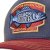 Kappe - Black River Adventure Trucker (blau/beige/rot)