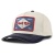 Kappe - Black River Atlanta Cotton Snapback (cremefarben/Marineblau)
