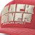 Kappe - Black River Bold Logo Trucker (rot/cremefarben)