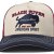 Kappe - Black River Buffalo Trucker (creme/rot/blau)