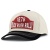 Kappe - Black River Louisville Cotton Snapback (Offwhite/Schwarz)