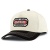 Kappe - Black River Richmond Cotton Snapback (Offwhite/Schwarz)