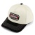 Kappe - Black River Richmond Cotton Snapback (Offwhite/Schwarz)