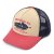 Kappe - Black River Tradition Of Speed Trucker (beige/marineblau/rot)