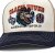Kappe - Black River Gambler Trucker (cremeweiß/beige/marineblau)
