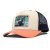 Kappe - Black River Tow Trucker (cremefarben/blau/orange)