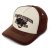 Kappe - Black River Cow Trucker (cremefarben/braun)