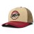 Kappe - Black River Rebel Trucker (beige/grün/rot)