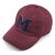 Kappe - Gårda Letter Cap 'M' (bordeaux/blau)