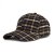 Kappe - Gårda Varel Checkered Cap (schwarz/braun)