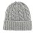 Mützen - Gårda Bad Gastein Cable Knit Wool Mix Beanie (grau)