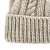 Mützen - Gårda Bormio Cable Knit Wool Mix Beanie (beige)