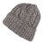 Mützen - Gårda Bormio Cable Knit Wool Mix Beanie (grau/beige)