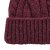 Mützen - Gårda Bormio Cable Knit Wool Mix Beanie (bordeaux)