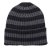 Mützen - Gårda Davos Striped Merino Wool Beanie (grau/schwarz)