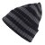 Mützen - Gårda Davos Striped Merino Wool Beanie (grau/schwarz)